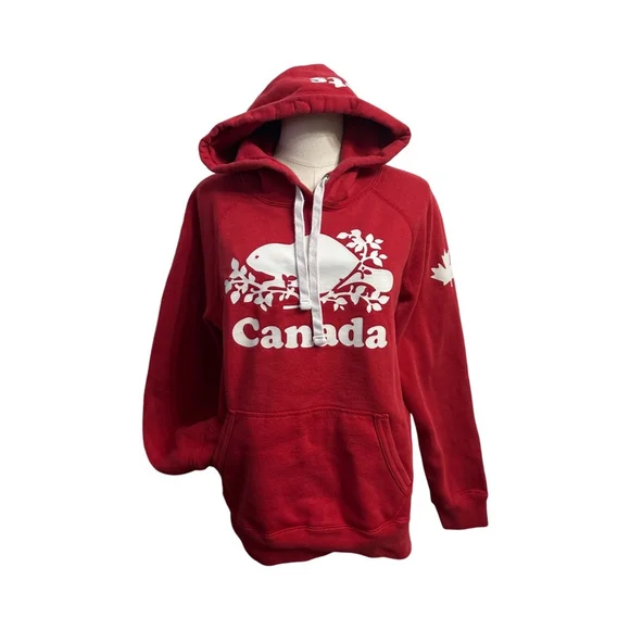 Roots Canada Red Hoodie - size M - Picture 1 of 6